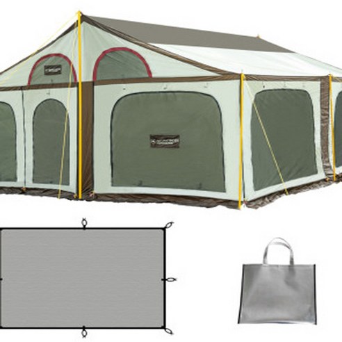 몽크로스 알프스 타프스크린하우스+그라운드시트 증정 텐트는 내구성이 뛰어나고 방수 기능이 우수하여 다양한 야외 활동에 적합합니다.