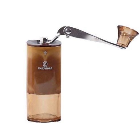 Easymore 포터블 핸드 커피 빈 그라인더, 1개, Brown