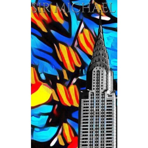 Iconic Chrysler Building New York City Sir Michael Huhn pop art Drawing Journal Hardcover, Blurb, English, 9780464204572