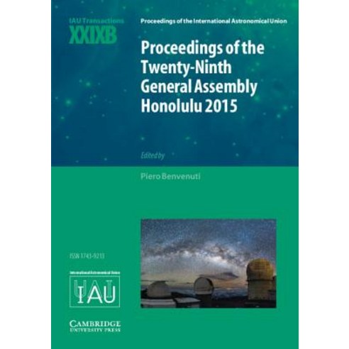 Proceedings of the Twenty-Ninth General Assembly Honolulu 2015: Transactions of the International As... Hardcover, Cambridge University Press, English, 9781108481694