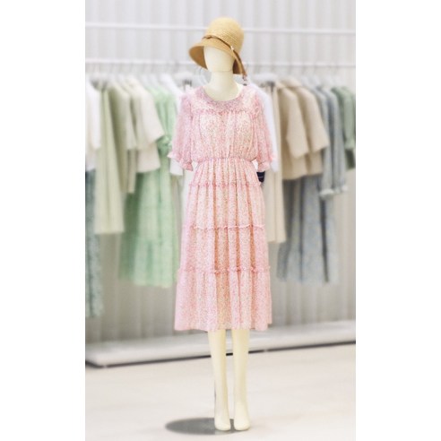 [올리브데올리브] 샤랄라 프릴 쉬폰 원피스 YW3MO344(1820132)