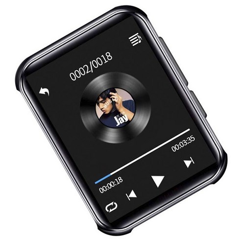 루이즈 터치 스크린 블루투스 뮤직 앤 비디오 플레이어 1.8형 4GB, 블랙, M4