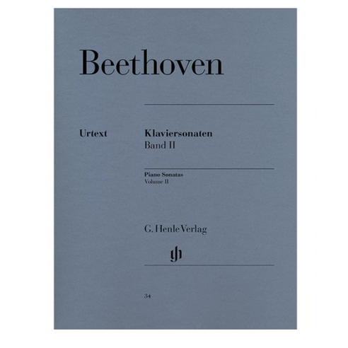 Beethoven - Piano Sonatas Volume 2 베토벤 - 피아노 소나타 2권 [HN34] Henle 헨레 - 음악일반/교양 | 쿠팡