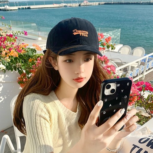 모자 패션 새봄 여름 선캡 스트리트 캡 야구모자, 블랙