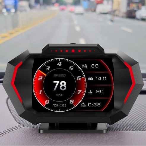 삼에스 자동차 HUD 헤드업디스플레이 계기판 3S-F9 OBD GPS겸용, 1개