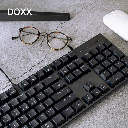DOXX 기계식 키보드: 청축의 만족스러움, 정확한 타이핑, 내구성