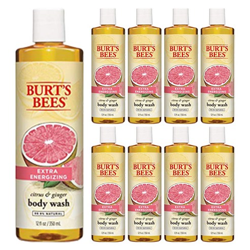 버츠비 바디 워시 엑스트라 에너자이징, Citrus & Ginger, 9개, 350ml