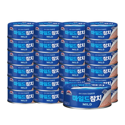 <올따옴> 사조 마일드 참치 200g 25입, 1개