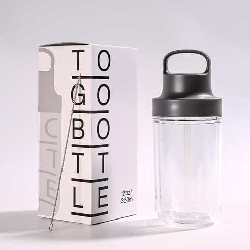 킨토 투고보틀 360 전용세척솔 정품박스 포함, 1개, 360ml, 그레이