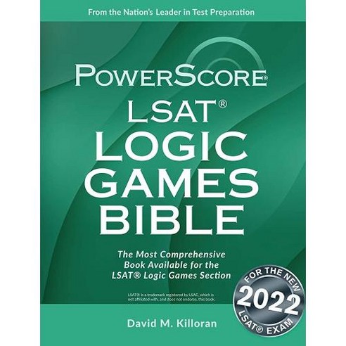 The PowerScore LSAT Logic Games Bible Powerscore Test Preparation