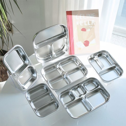 건강과 편리함을 담은 똑똑한 스테인리스 식판