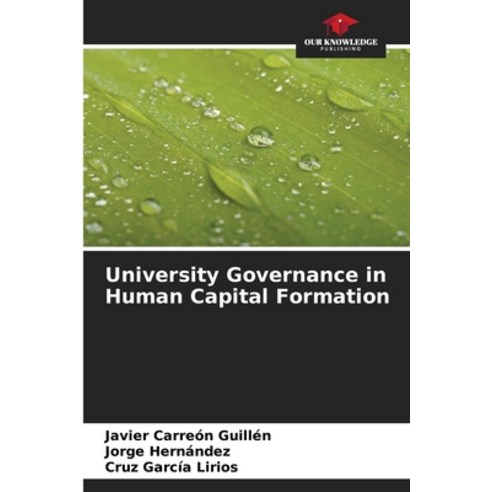 (영문도서) University Governance in Human Capital Formation Paperback, Our Knowledge Publishing, English, 9786206531517