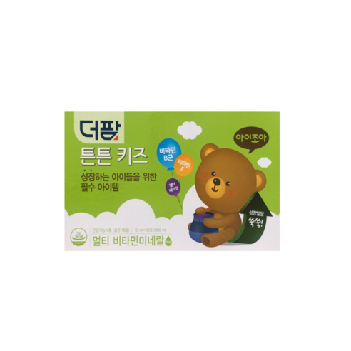 더팜 튼튼키즈 멀티 비타민미네랄 60포, 60회분, 1박스