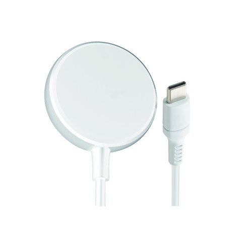지파워 애플 워치 무선 충전기 전기종 호환 C타입 케이블 길이 1M, 1개, 화이트 USB-C