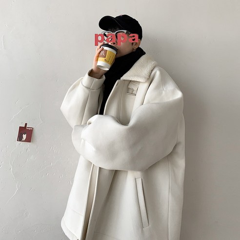 DFMEI 코튼 패딩 코트 남성 겨울 두꺼운 면화 패딩 코트 한국 스타일 유행 커플 겨울 옷 더블 양면 코튼 패딩 코트 유행 브랜드 양털 코트
