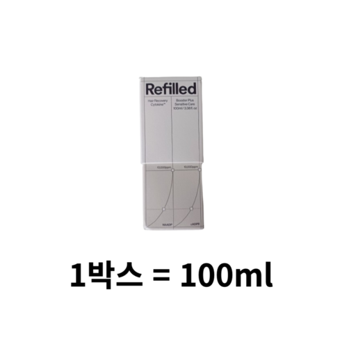 [탈모증상완화] 리필드 사이토카인 헤어토닉 부스터 탈모기능성성분 약산성 두피고민 탈모케어 두피온도 붉은기 모발인장강도개선 임산부사용가능, 100ml, 2개