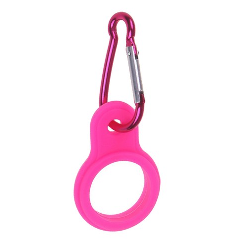 THE WAROOM SHOP 물병 버클 Carabiner 클립 음료 병 홀더 후크, 로즈 레드, {"수건소재":"실리콘 메탈"}