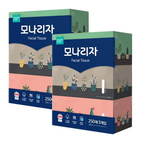 모나리자 라지오미니250매-9개 각티슈, 250매, 9개 모나리자혼합구성 Best Top5 10 모나리자 피부저자극 250매 3입 2개 총6개 각티슈 천연펄프 미용티슈