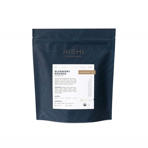 Rishi Tea 리시티 블루베리 루이보스티 454g, 1개, 1팩, 1개