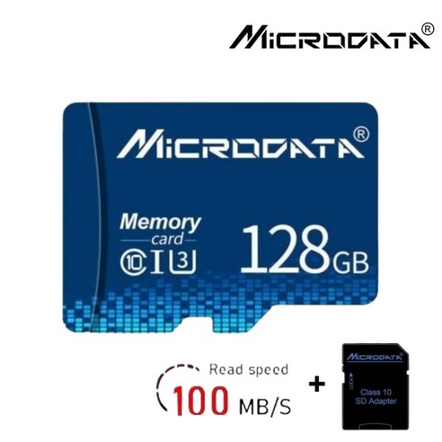 MICRODATA sd카드 마이크로sd카드 블랙박스sd카드 tf카드 SD메모리카드, 128GB