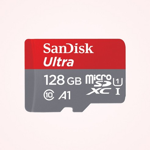 샌디스크 울트라 Micro SD 메모리카드 SDSQUAR-128GB, 128GB, 1개