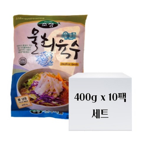 초정식품 물회육수 400g 10팩 세트