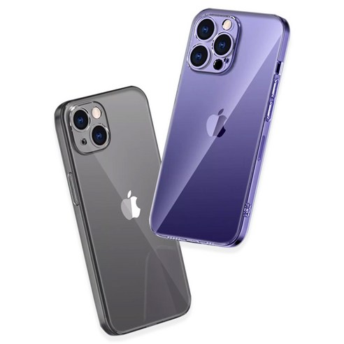 아이폰 14 Pro Max를 위한 투명 갑옷, 아이엔조이 슬림 카메라 보호 젤리 케이스