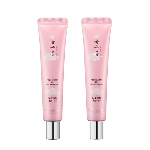 코이바나 꽃구름 톤업 선크림(잡티커버)SPF50+ PA+++ 즉시미백과 자외선차단 피부보호, 30ml, 2개