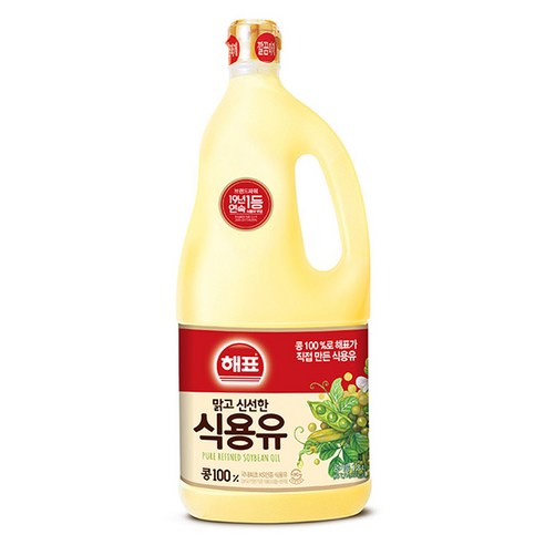 해표 해표 대두 식용유1.8L, 1.8L, 1병