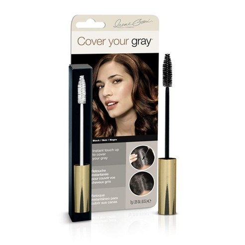 커버유어그레이 인스턴트 터치 업 헤어 마스카라 7g, Black, 1개