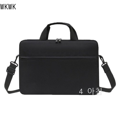 WKWK 얇은 노트북 가방., Lenovo 블랙(숄더 스트랩 장착), 13.3인치