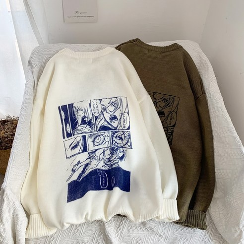데일리 KORELAN 애니메이션 니트