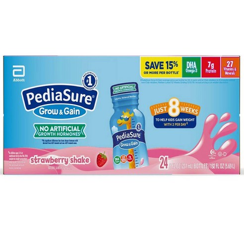 페디아슈어 딸기 쉐이크 237ml x24병 Pediasure Strawberry