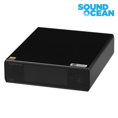 토핑 하이파이 USB 덱 컨버터 헤드폰 앰프 TOPPING HI-FI USB DAC Converter, E50 블랙