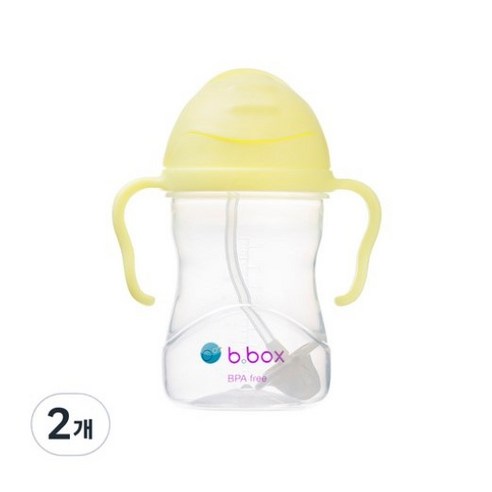 비박스 빨대컵 240ml, 바나나스플릿, 2개