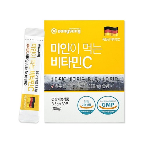 동성제약 미인이 먹는 비타민C 30포 독일산 비타민C [약국정품], 1개