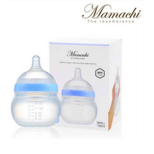 마마치 스탠다드 젖병 Small 160ml, 1단계, 블루