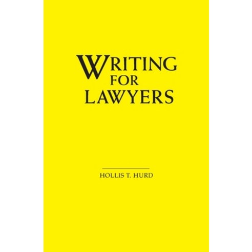 (영문도서) Writing for Lawyers Paperback, Booksurge Publishing, English, 9781439248355