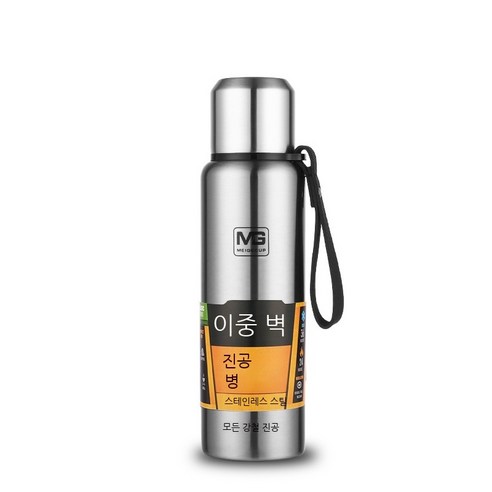 MEIISEO대용량 스포츠 물통 다기능 물병 휴대용 스포츠 물통 대용량 보온병, 500ml, Silver