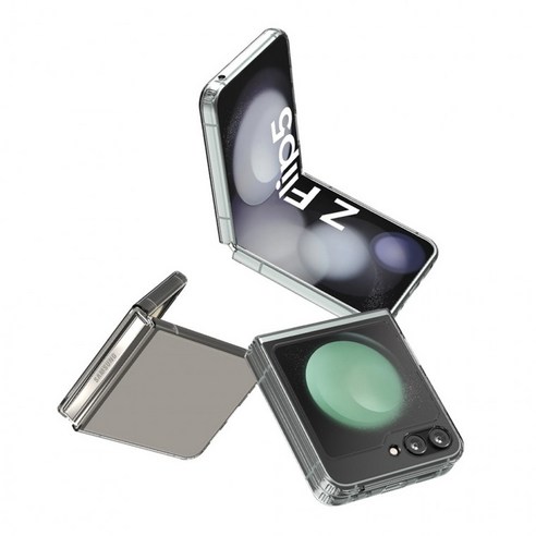 갤럭시 Z플립5 푸딩 클리어 젤리케이스 핸드폰 케이스 10개 1세트