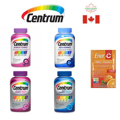캐나다 센트룸 종합비타민 대용량 250정 + 발포종합비타민 C