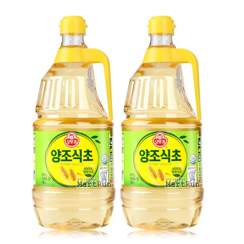 오뚜기 1.8L 양조식초 2개 세트 
식품