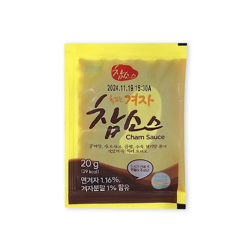 톡톡쏘는 만능 겨자 참소스, 5개, 20g