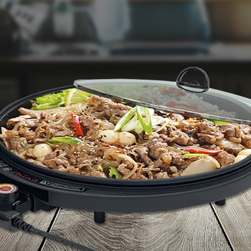 넓고 편리한 신일 전기그릴 SPP-W14KP로 맛있는 요리를 간편하게!