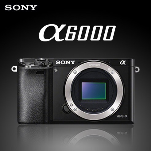 소니 알파 A6000 바디 (렌즈 미포함)+16GB 메모리 증정 k, 실버, 단품 바디(렌즈 미포함)