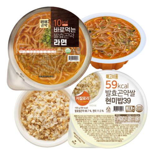 부담없이 바로먹는 라밥 한끼 세트 (바로먹는라면 1개+현미밥39 1개)
