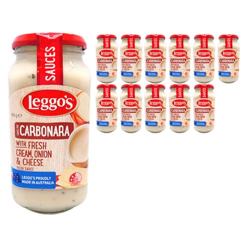 레고스 까르보나라 파스타 소스, 490g, 12개