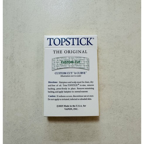 흔들림 없는 자신감, 바폰 탑스틱 가발테이프