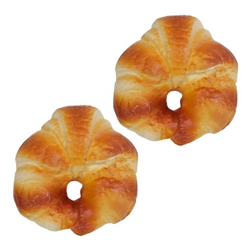 [왓위셀] 반달 둥근 크로아상 카페 빵 모형