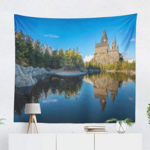 ONELZ Wall Hanging Tapestry Universal Studio Japan Castle Beautiful Fun Happy Holiday Park People S, 1개, Color 10